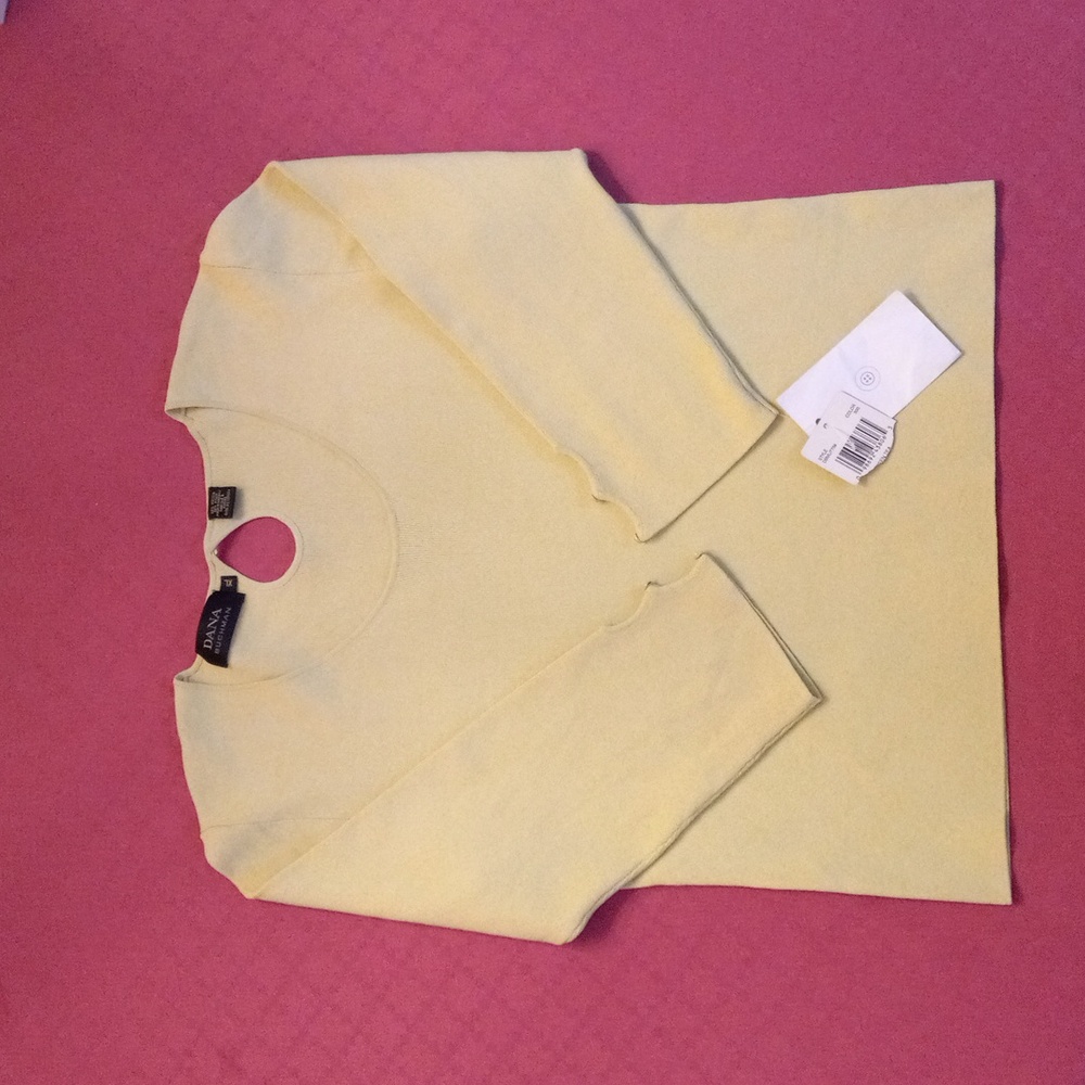 Dana Buchman NWT Lime knit sweater